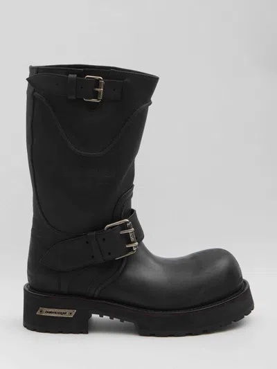 Balenciaga Women Venom Boots In Black