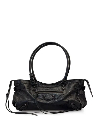 Balenciaga Women's West-style Tote Bag In Black