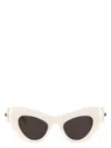 Balenciaga White Acetate Sunglasses