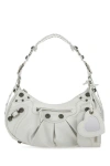 Balenciaga Women White Leather Le Cagole S Shoulder Bag In White