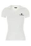 Balenciaga Women T-shirt With V-neckline In White