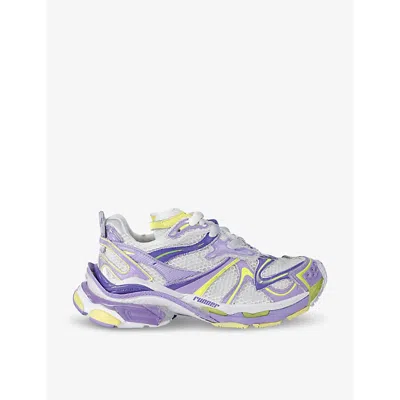 BALENCIAGA WOMENS BALENCIAGA RUNNER 2.0 MESH LOW-TOP TRAINERS