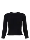 Balenciaga Bb-pattern Open-knit Jumper In Black