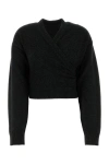 Balenciaga Wrap Cardigan In Multicolor