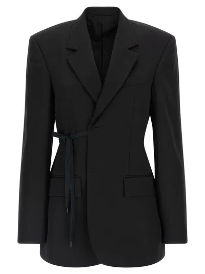 BALENCIAGA BALENCIAGA WOMEN 'WRAP TAILORED' BLAZER
