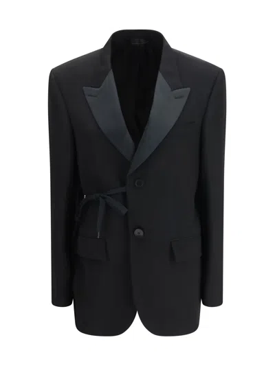 Balenciaga Women Wrap Tailored Jacket In Black
