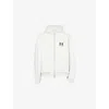 Balenciaga X Under Armour Zip-up Hoodie In Dirty White/black