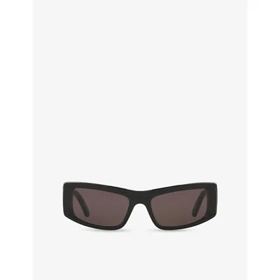 Balenciaga Womens 6e000315 Bb0301s Cat-eye Frame Acetate Sunglasses Black