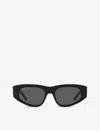 Balenciaga Womens Black Bb0095s Cat-eye Frame Acetate Sunglasses In Black