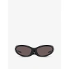 Balenciaga Womens Bb0251s Cat-eye Acetate Sunglasses