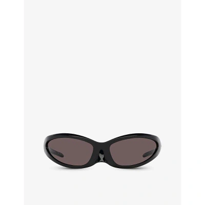 Balenciaga Womens Bb0251s Cat-eye Acetate Sunglasses