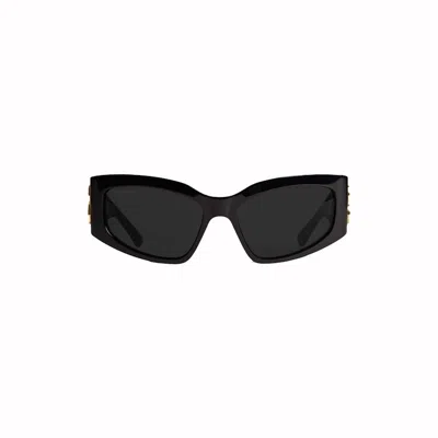 Pre-owned Balenciaga Womens Bossy Cat Sunglasses In Black (773492t00391000)