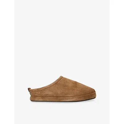 BALENCIAGA WOMENS BROWN ALASKA SUEDE SLIPPERS EUR 36 / 3 UK