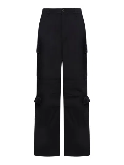 Balenciaga Women`s Cargo Pants Regular Fit In Black