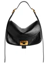 Balenciaga Womens Clicca Medium Shoulder Bag Adjustable In Black
