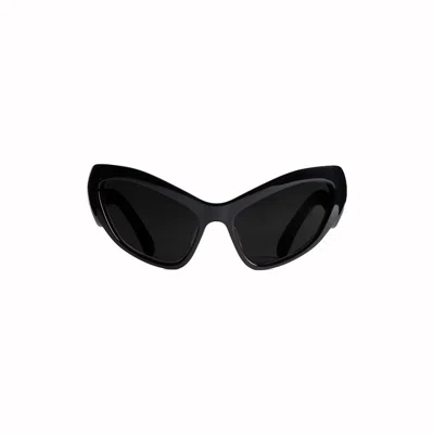 Pre-owned Balenciaga Womens Hamptons Cat Sunglasses In Black (773470t00071000)