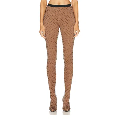 Balenciaga Womens Knife Pleat Legging In Brown