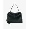 Balenciaga Womens Rodeo Medium Leather Top-handle Bag Pine Green
