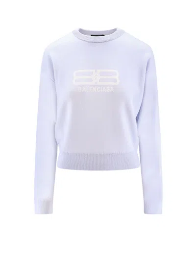 BALENCIAGA WOOL AND COTTON BLEND SWEATER