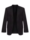 Balenciaga Wool Blazer In Black