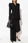 Balenciaga Wool Blazer In Black