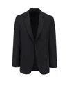 Balenciaga Wool Blazer With Peak Lapel And Flap Pockets