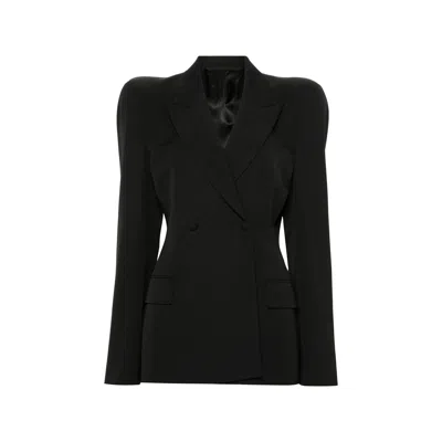 Balenciaga Wool Blazer Women In Black