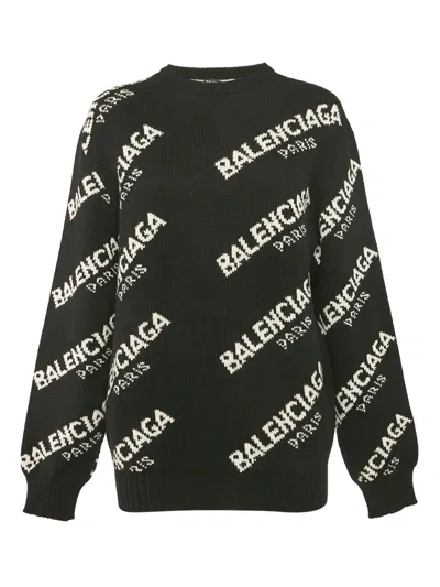Pre-owned Balenciaga Wool-blend Jumper