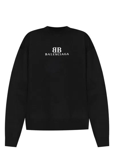 Balenciaga Wool Blend Oversize Sweater