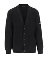 Balenciaga Wool Cardigan In Black