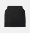 Balenciaga Black Hourglass Mini Skirt In Black