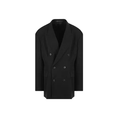 Balenciaga Coats & Jackets In Black