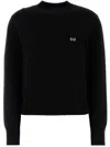 Balenciaga Crewneck Sweater In Black
