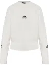 Balenciaga Wool Knitted Crewneck Ski Pullover In White
