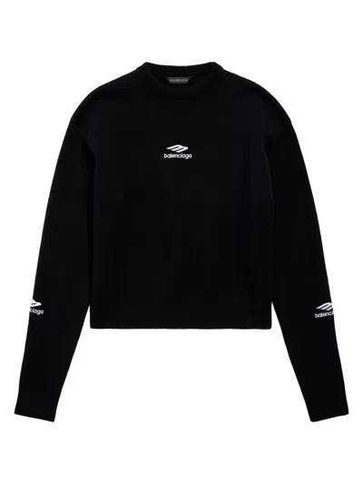BALENCIAGA BALENCIAGA WOOL KNITTED SKI CREWNECK CLOTHING