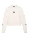 Balenciaga Wool Knitted Ski Crewneck In White
