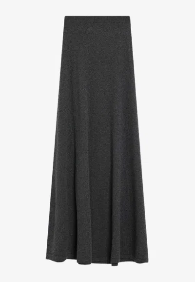 BALENCIAGA WOOL MAXI SKIRT