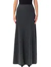 Balenciaga Wool Maxi Skirt In Multi
