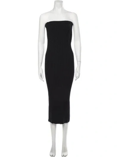 Pre-owned Balenciaga Wool Midi Length Skirt In Blue