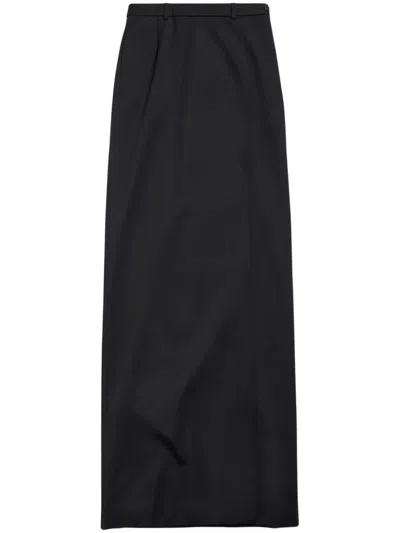 Balenciaga Wool Midi Skirt