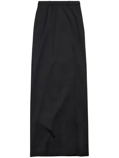 Balenciaga Wool Midi Skirt