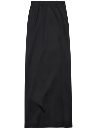 Balenciaga Wool Midi Skirt