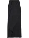 Balenciaga Wool Midi Skirt