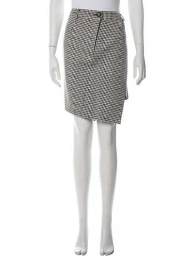 Pre-owned Balenciaga Wool Mini Skirt In White