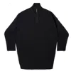Balenciaga Wool Mock Neck Sweater In Black