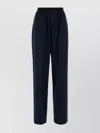 Balenciaga Wool Pant With Elastic Waistband And Pinstripe