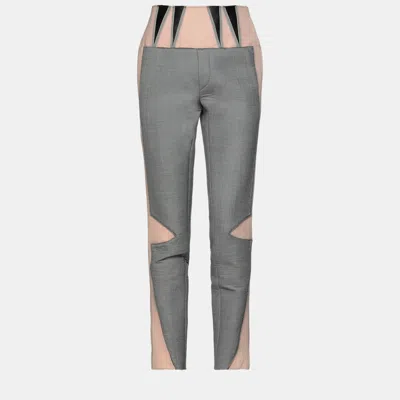 Pre-owned Balenciaga Wool Pants 38 In Grey