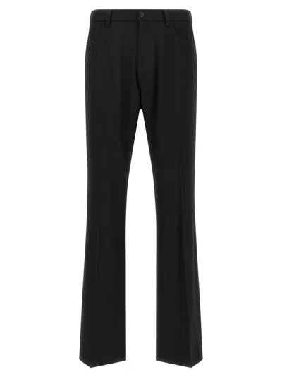 Balenciaga Wool Pants In Black