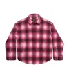 Balenciaga Wool Plaid Jacket In Black