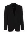 Balenciaga Tailored Jacket Buttoned Cuffs In Black